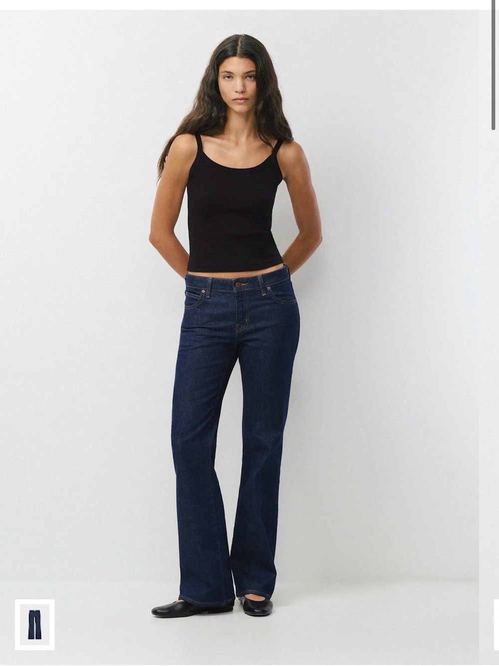 Aritzia Black Ribbed Tank Top